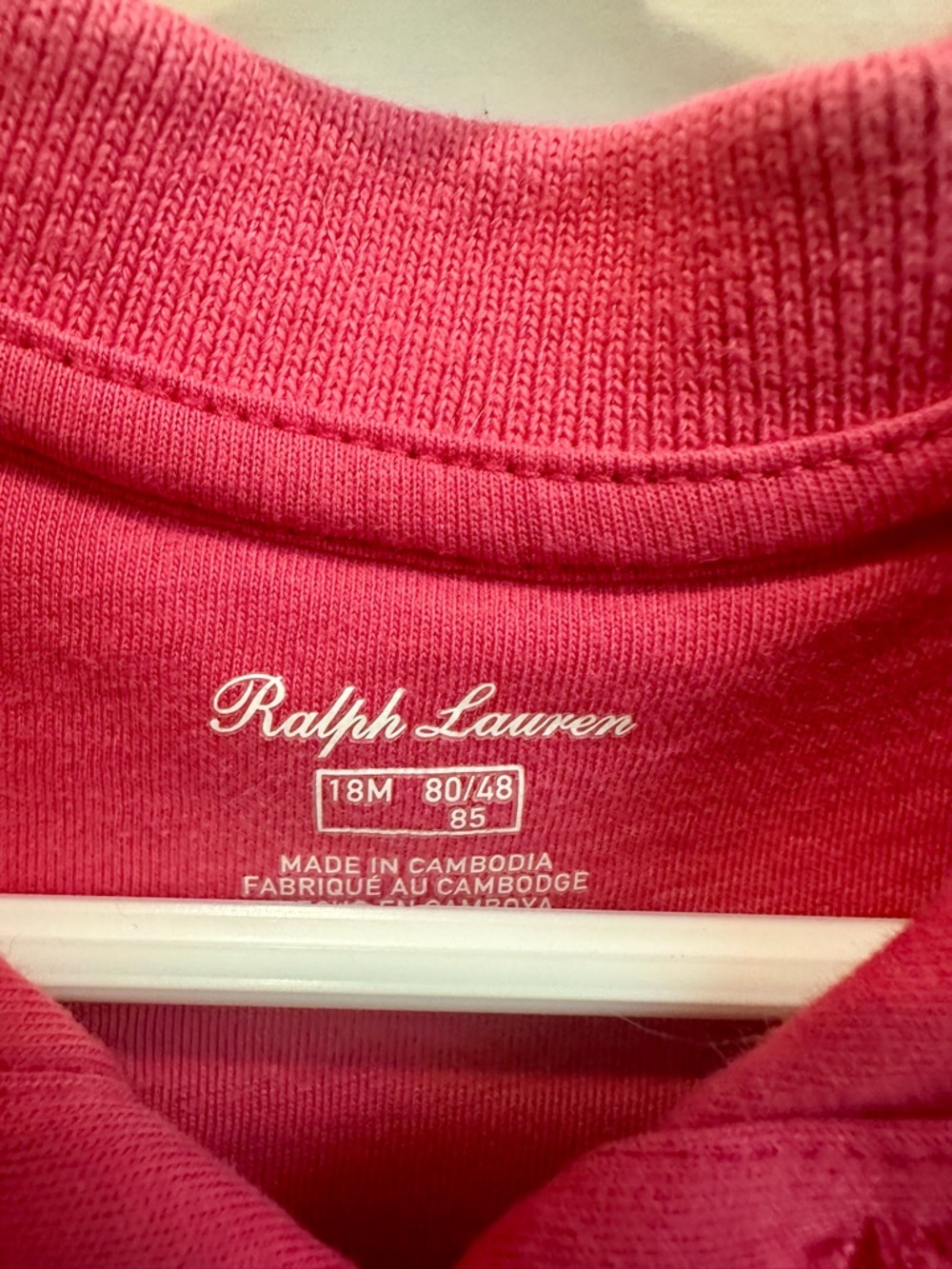 Ralph Lauren - Pink Girls Collared Bubble Romper - Perfect Condition! - Picture 3 of 4